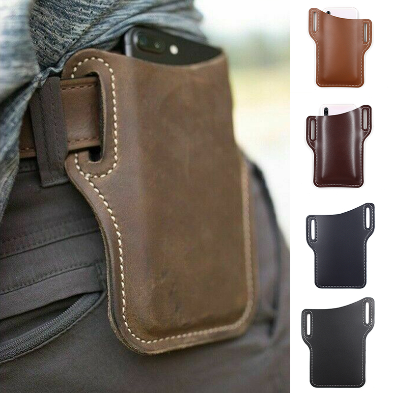 Running Gear Holder - Мужской кожаный чехол-кобура для телефона на
