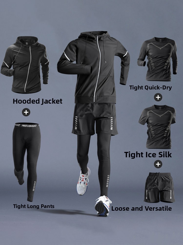 Running Gear Equipment - Спортивный тренировочный костюм Qui Dry для