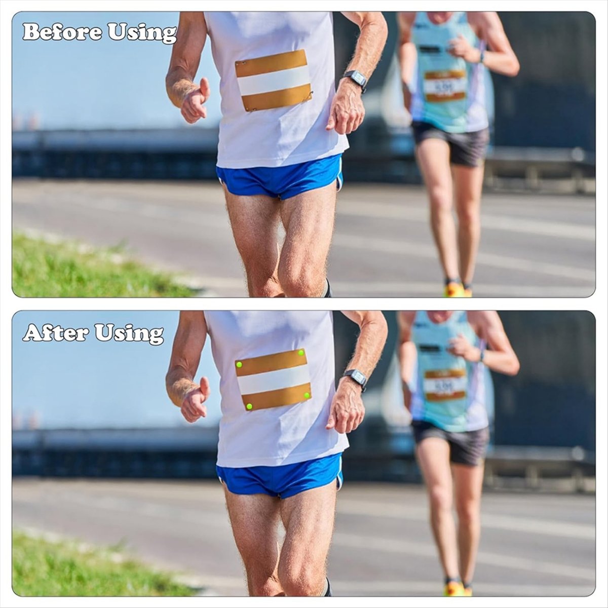 Running Gear Marathon - ABJX 12 шт. зажимы для номерков