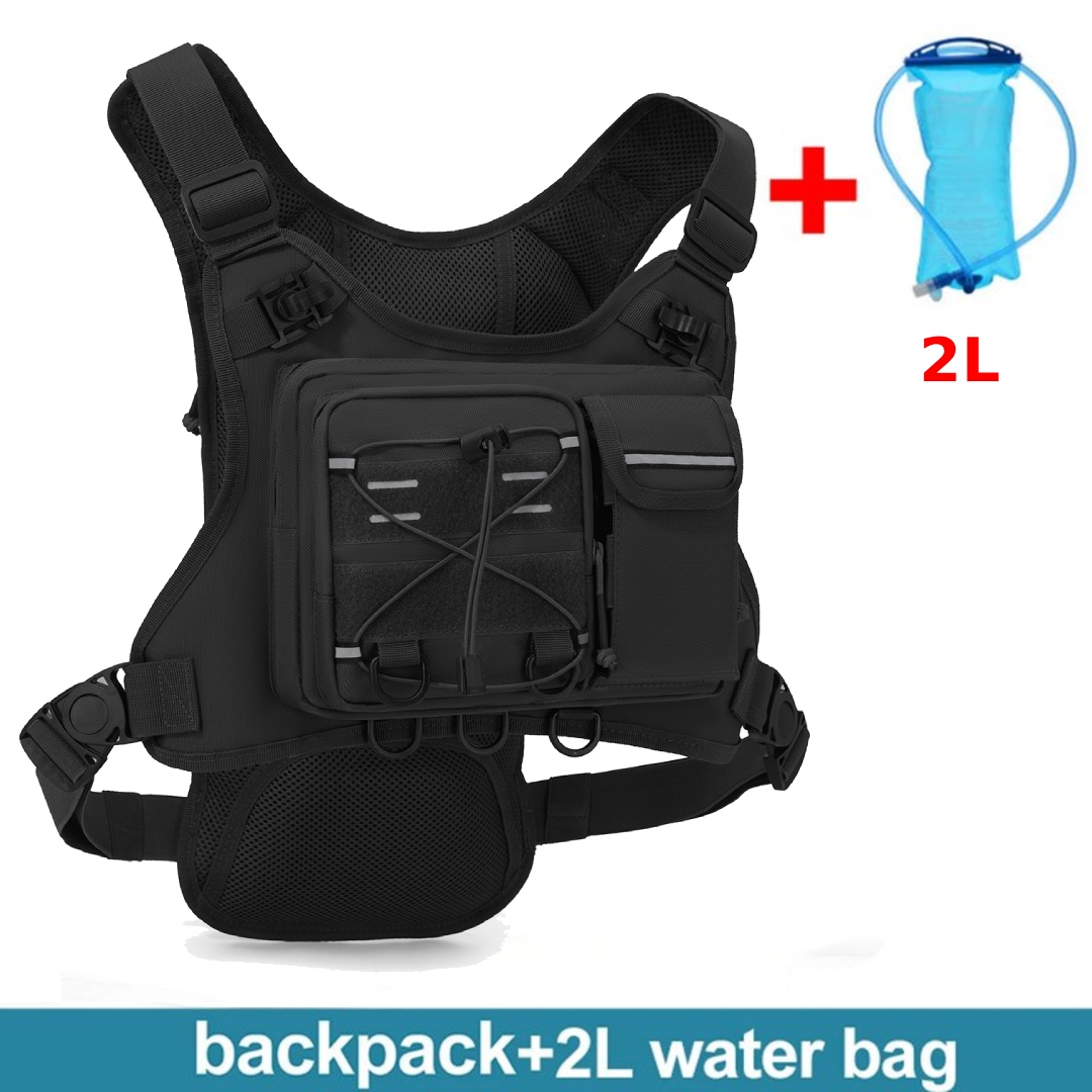 Running Gear Storage - Многофункциональный тактический жилет-рюкзак для мужчин с