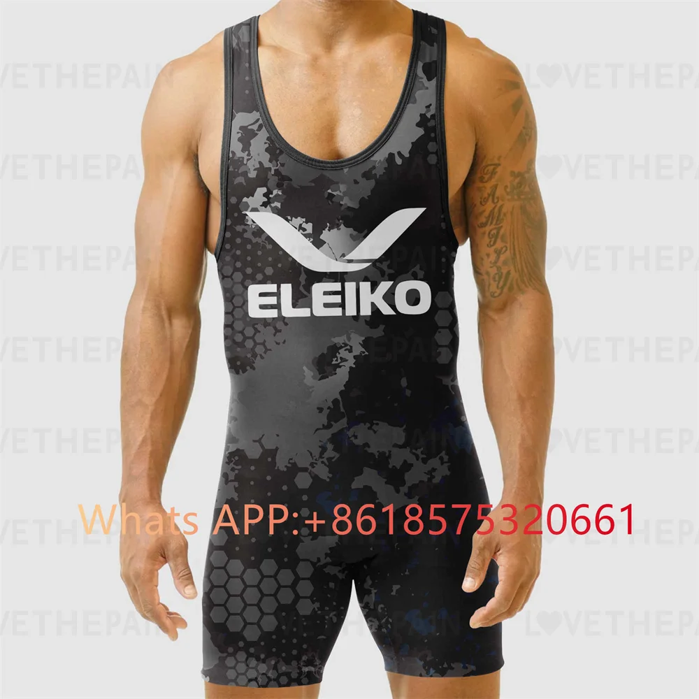 ELEIKO Mens Wrestling Singlet  – обзор и цена Running Gear Train
