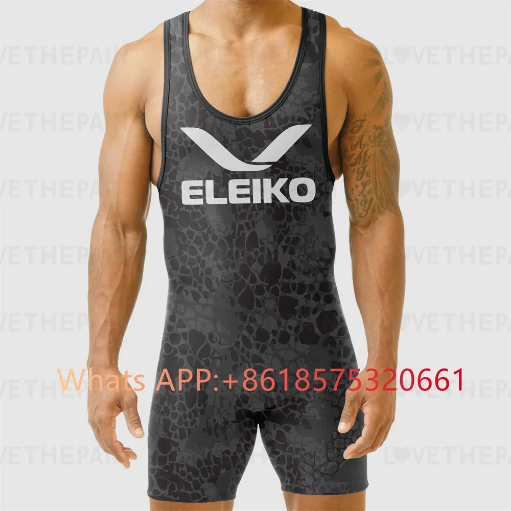 ELEIKO Мужская борцовская майк – обзор и цена Running Gear Train
